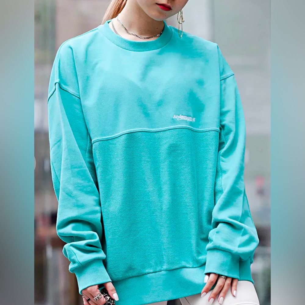 SoldddAndersson Bell unisex inside out panel sweatshirt size large rare ! - Picture 5 of 5